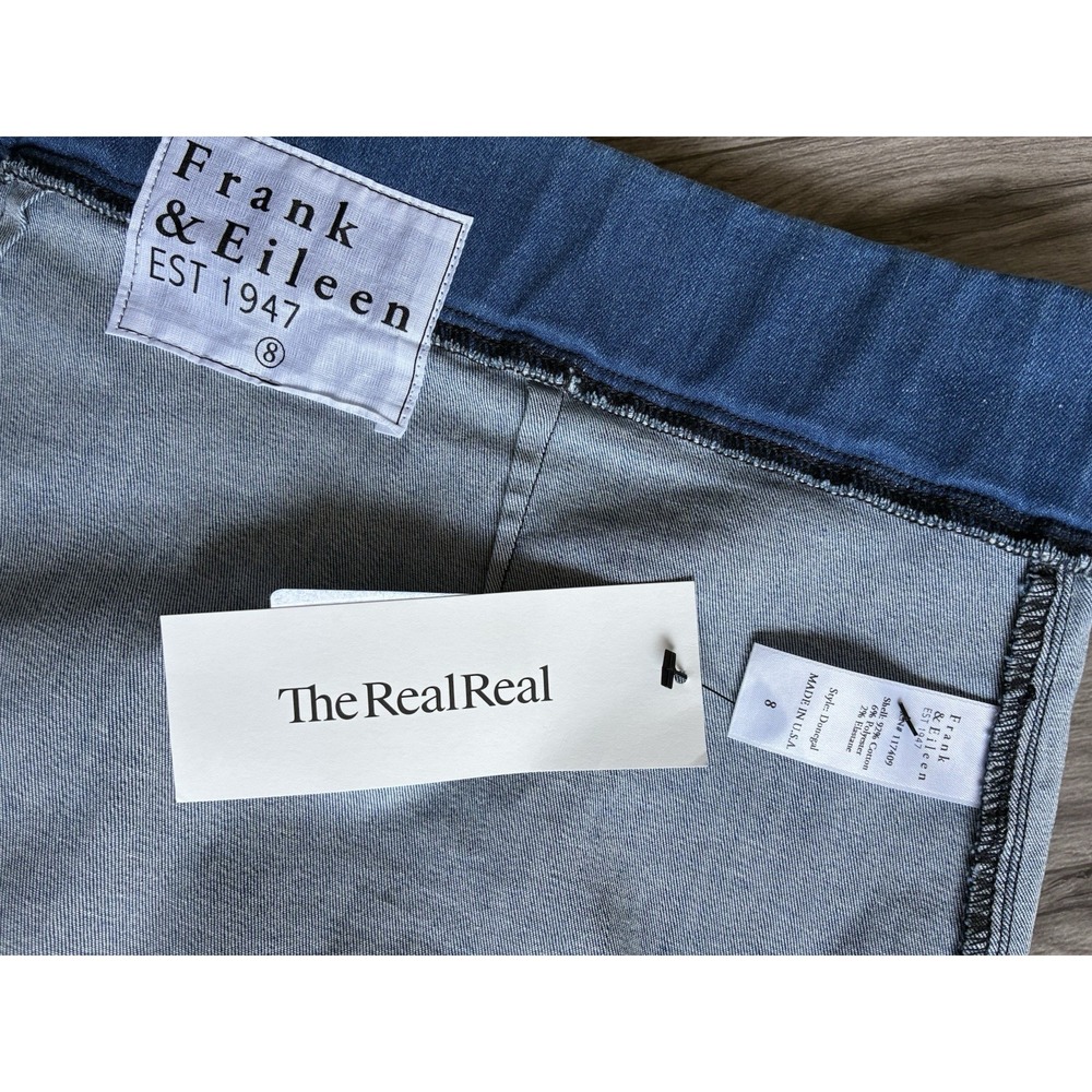 Frank & Eileen Donegal Unforgettable Denim Midi Pencil Skirt Blue Size 8 - Picture 14 of 15